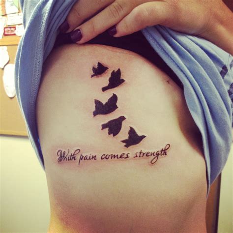 tattoos that symbolize pain|with pain comes strength tattoo.